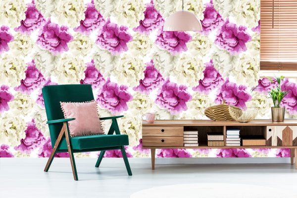 Behang Engelse Rozen - Afbeelding 6