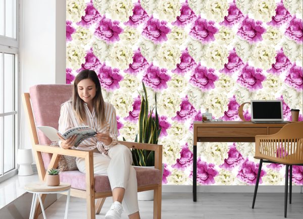Behang Engelse Rozen - Afbeelding 7