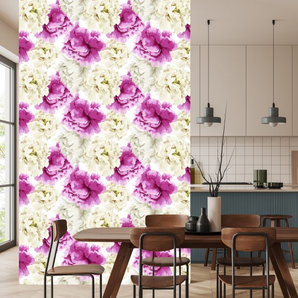 Behang Engelse Rozen - Afbeelding 4