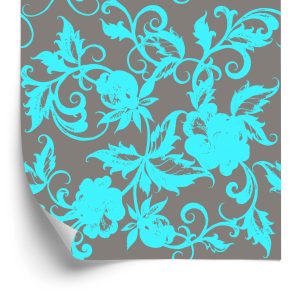 Behang Plantaardige Ornamenten