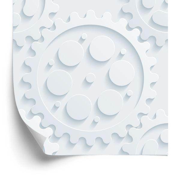 Behang 3D Optische Mandala's Voor Woonkamer