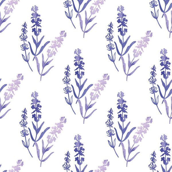 Behang Lavendel Ontwerp - Afbeelding 2