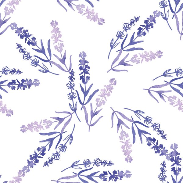 Behang Lavendel Viooltje - Afbeelding 2