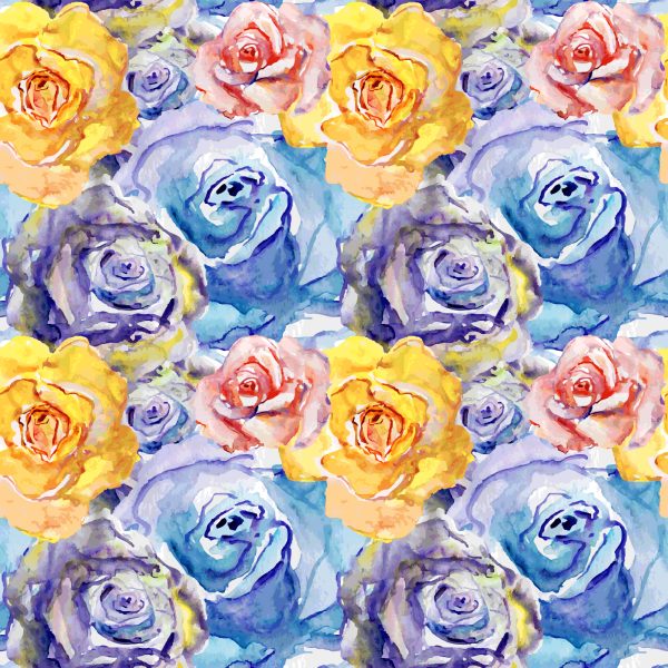 Behang Kleurrijke Rozenbloemen - Afbeelding 2