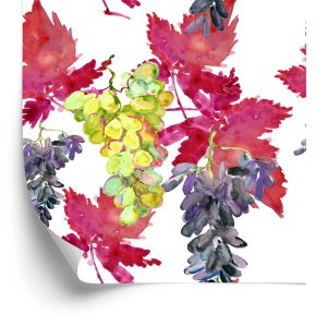 Behang Voor De Eetkamer, Fruit, Takken, Bladeren, Groen