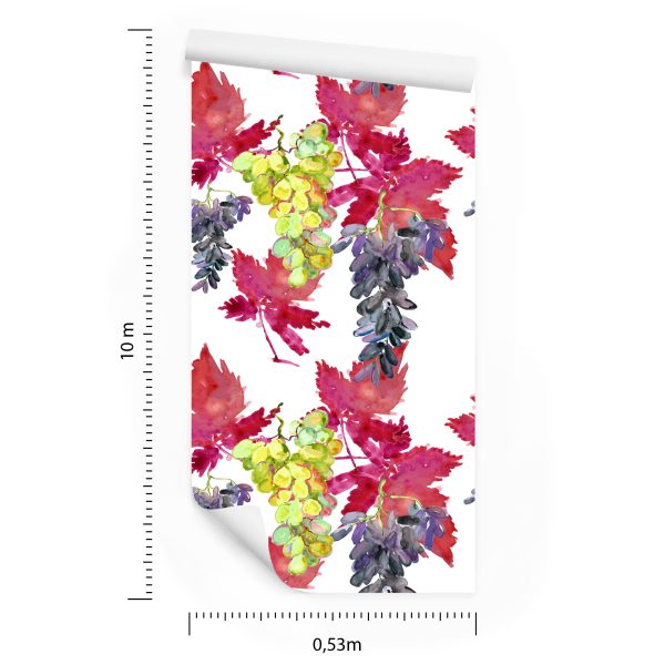 Behang Voor De Eetkamer, Fruit, Takken, Bladeren, Groen - Afbeelding 8