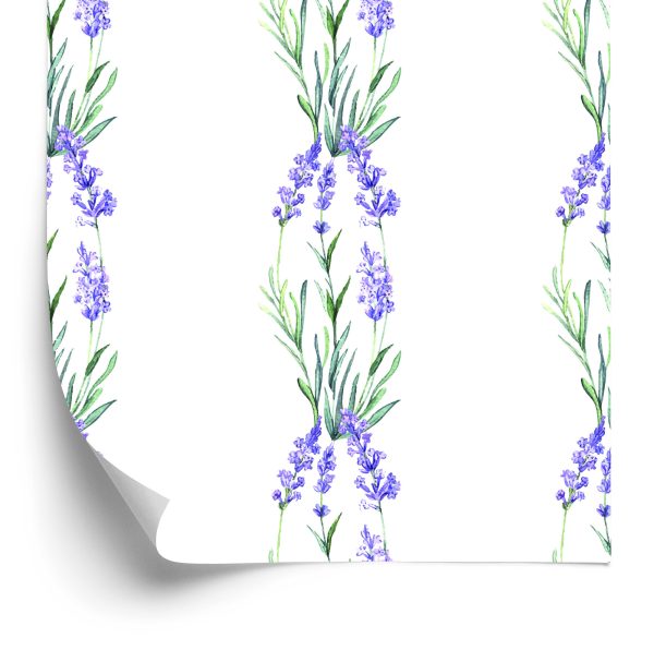 Behang Lavendel Bloemen