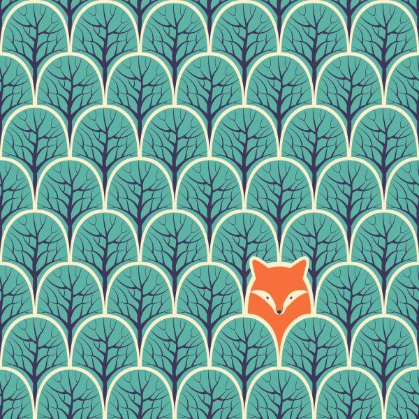 Behang Groene Bomen Voor De Kinderkamer - Afbeelding 2