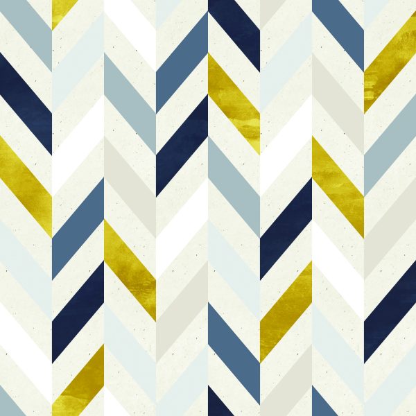 Behang Trendy Geometrisch Patroon - Afbeelding 2