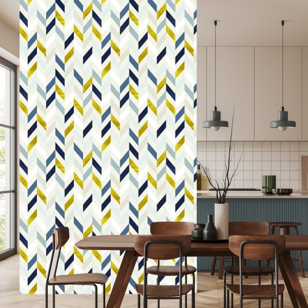 Behang Trendy Geometrisch Patroon - Afbeelding 4
