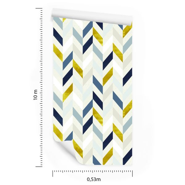 Behang Trendy Geometrisch Patroon - Afbeelding 8