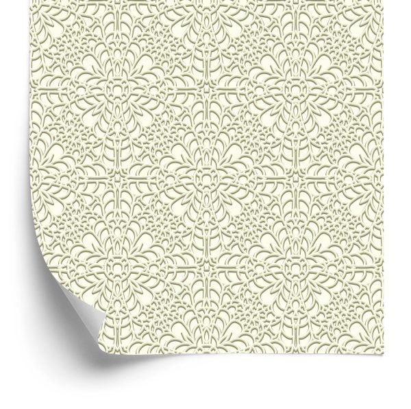 Behang Vintage Ornamenten