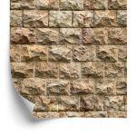 Behang Stenen Muur - 3D-Effect