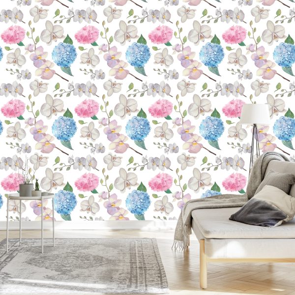 Behang Voor Woonkamer Natuur Bloemen Orchidee Orchidee - Afbeelding 3
