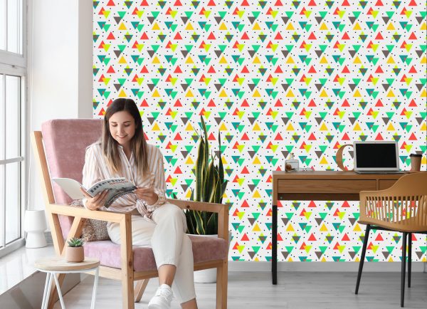 Behang Geometrisch - Kleurrijk - Afbeelding 7