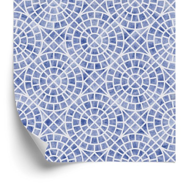 Behang Geometrisch Mozaïek Voor Eetkamer