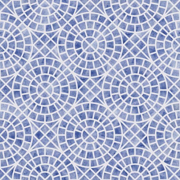 Behang Geometrisch Mozaïek Voor Eetkamer - Afbeelding 2