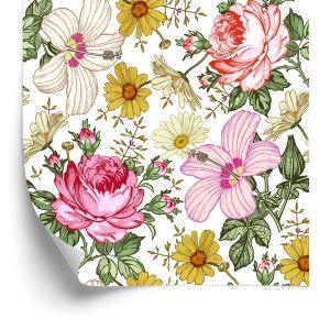 Behang Voor De Slaapkamer Met Bloemen
