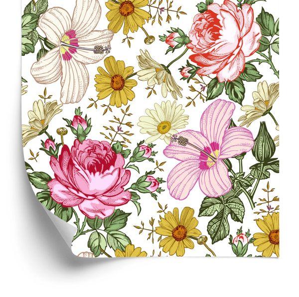 Behang Voor De Slaapkamer Met Bloemen