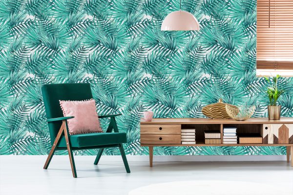 Behang Palm Bladeren - Afbeelding 6