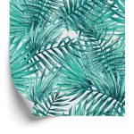 Behang Palm Bladeren