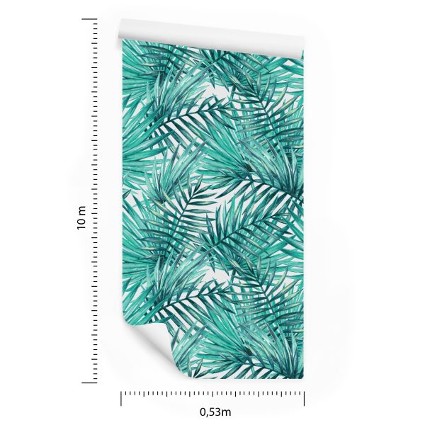 Behang Palm Bladeren - Afbeelding 8