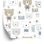 Behang Lachende Teddyberen