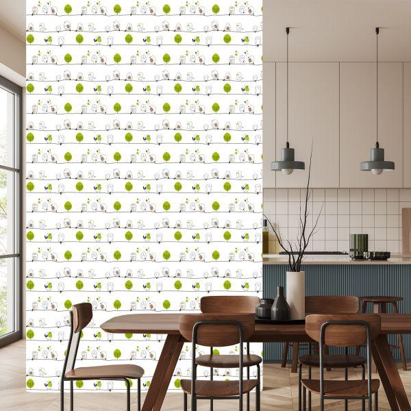 Behang Voor Kinderen - Vogels - Afbeelding 4