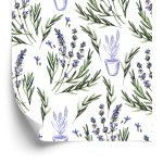 Behang Lavendel In Potten