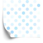Behang Blauwe Pastelkleurige Cirkels
