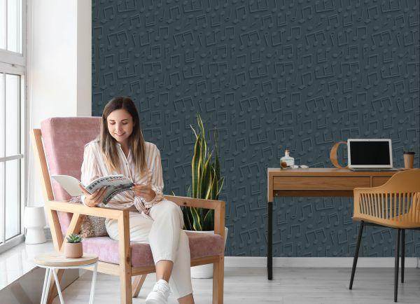 Behang Modern 3D Optisch Effect Voor De Woonkamer - Afbeelding 7