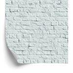 Behang Stenen Bakstenen Muur 3D