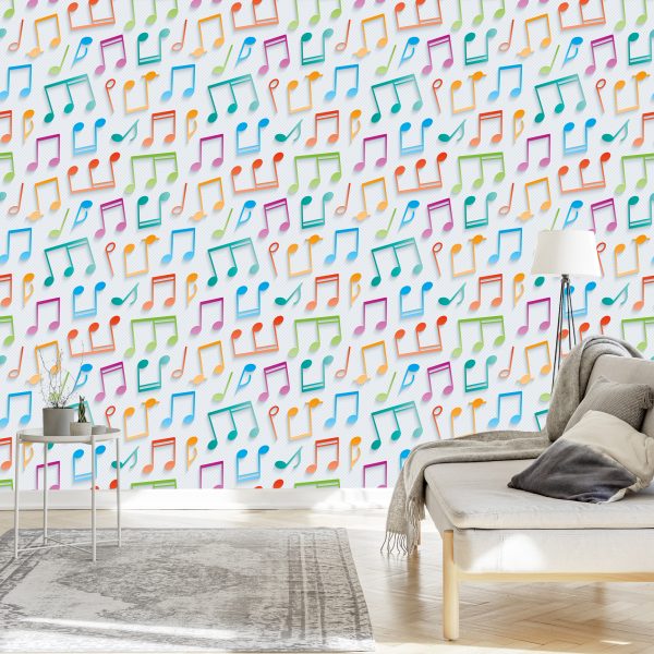 Behang 3D Modern Optical Voor Een Babykamer - Afbeelding 3