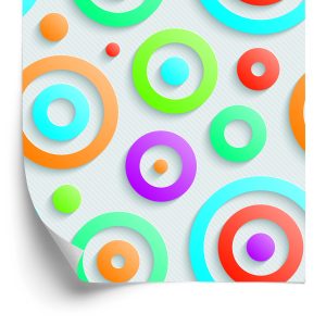 Behang Moderne 3D Geometrische Kinderkamer