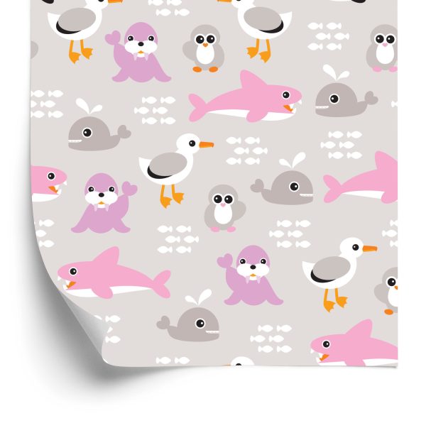 Behang Dieren Walvissen Voor Meisjes