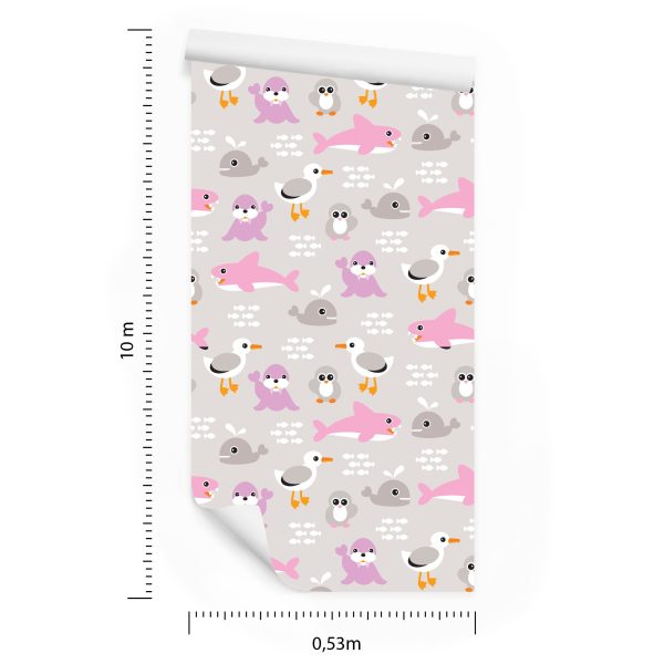 Behang Dieren Walvissen Voor Meisjes - Afbeelding 8