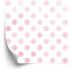 Behang Roze Cirkels