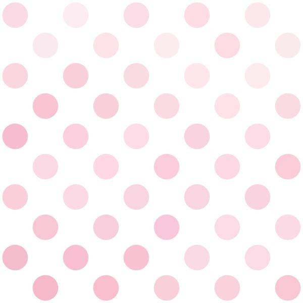 Behang Roze Cirkels - Afbeelding 2