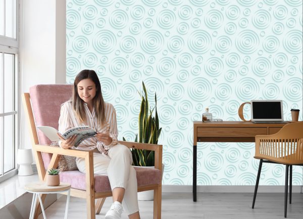 Behang Geometrisch Modern 3D Voor Woonkamer - Afbeelding 7