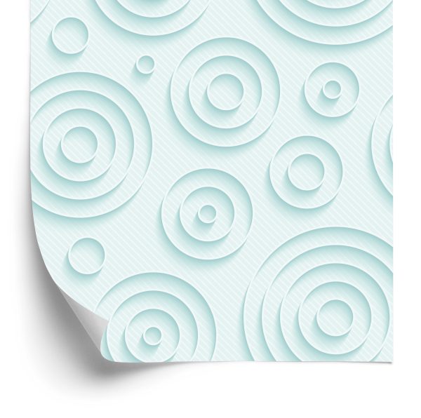 Behang Geometrisch Modern 3D Voor Woonkamer