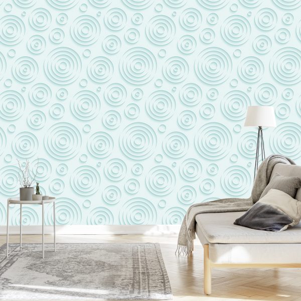 Behang Geometrisch Modern 3D Voor Woonkamer - Afbeelding 3