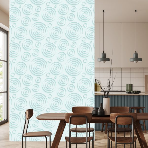 Behang Geometrisch Modern 3D Voor Woonkamer - Afbeelding 4
