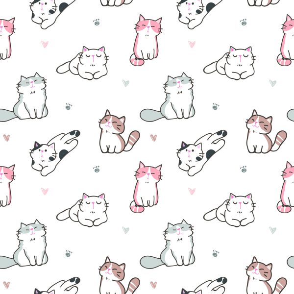 Behang Voor Kinderen - Katten Vanaf Tekenfilms - Afbeelding 2