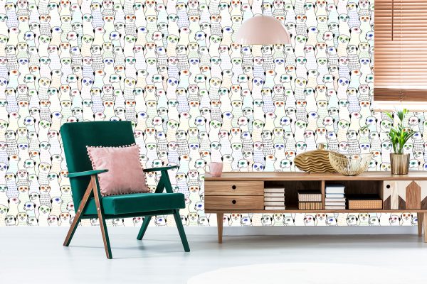 Behang Stokstaartjes Scandinavische Stijl - Afbeelding 6
