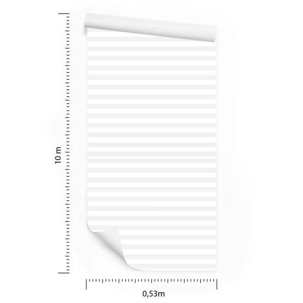 Behang Elegant Met Horizontale Strepen Voor De Woonkamer Op Kantoor - Afbeelding 8