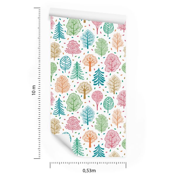 Behang Natuur Boom Natuur Voor Babykamer - Afbeelding 8