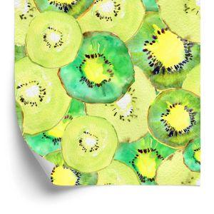 Behang Kiwi Fruit Groen Keuken
