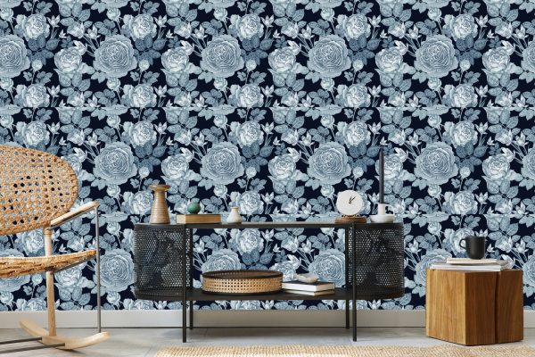 Behang Vintage Rozen - Afbeelding 5
