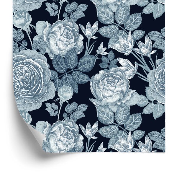 Behang Vintage Rozen