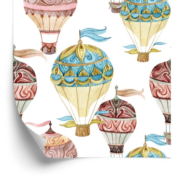 Behang Kleurrijke Ballonnen